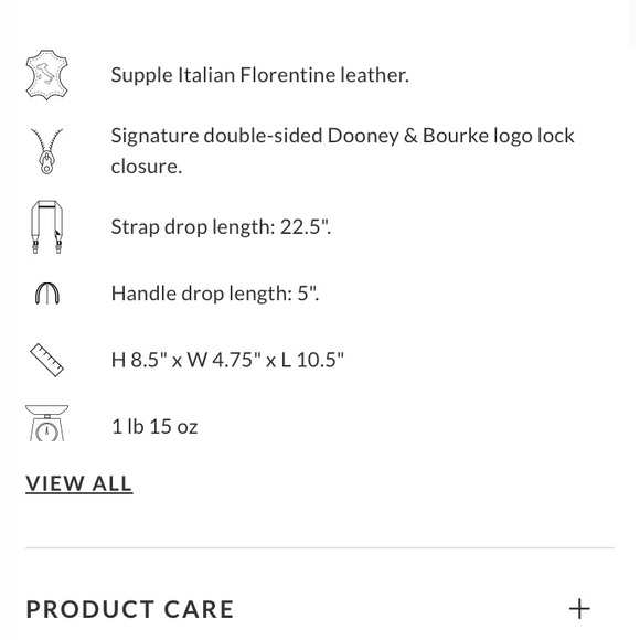 DOONEY & BOURKE Amelia Tote Florentine Leather - Picture 14 of 16
